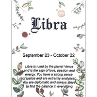 Libra Script Necklace