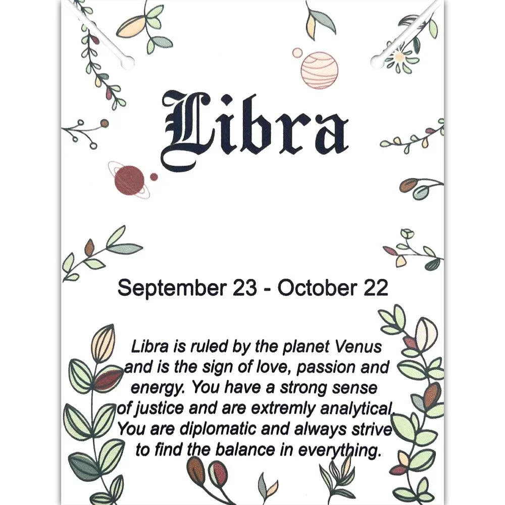 Libra Script Necklace