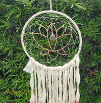 Lotus Crystal Dreamcatcher Dream Catcher Moon Dream Catcher Designs Macrame Large Dream Catcher Dreamcatcher
