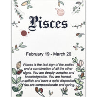 Pisces Script Necklace