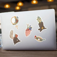 "Planet Femme" stickers, vinyl sticker, sticker sheets, large stickers, removable stickers,printed in usa,