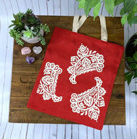 Imprints of India Paisley Jute Tote Bag Totes canvas bag bag eco bag eco friendly reusable bag cotton bag sustainable bag backpack