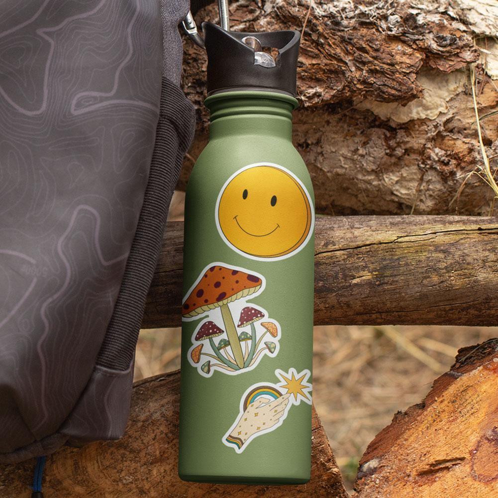 "Retro Vibes" stickers, vinyl sticker, sticker sheets, large stickers, removable stickers,printed in usa