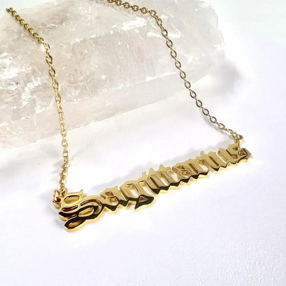 Sagittarius Necklace, Sagittarius Script Necklace, Sagittarius Zodiac Sign Necklace, Zodiac Gift, Sagittarius  Name Necklace, Sagittarius Old English Necklace, Sagittarius Gifts
