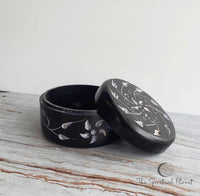 Soapstone Storage Box soapstone trinket box, soapstone jewlery box, carved soapstone box, trinket box, keepsake box