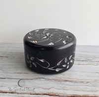 Soapstone Storage Box soapstone trinket box, soapstone jewlery box, carved soapstone box, trinket box, keepsake box