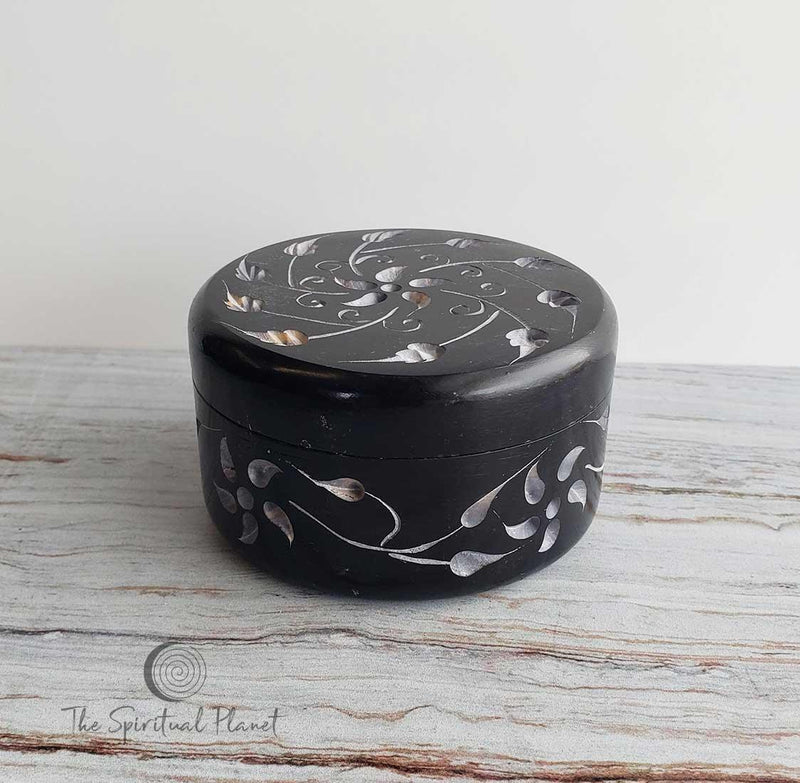 Soapstone Storage Box soapstone trinket box, soapstone jewlery box, carved soapstone box, trinket box, keepsake box
