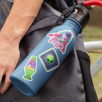 "Space Trip" stickers, vinyl sticker, sticker sheets, large stickers, removable stickers,printed in usa