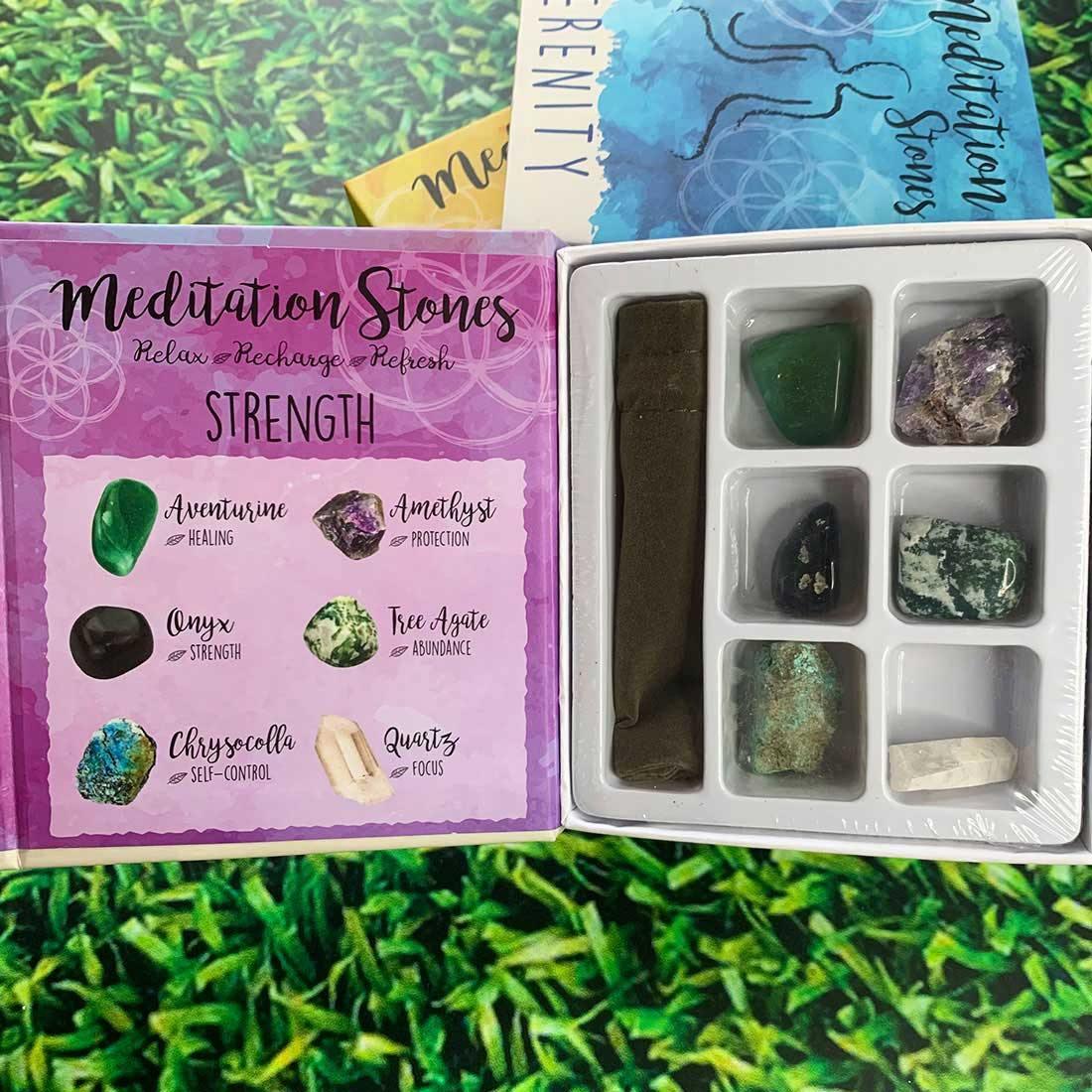  Meditation crystals, crystals for strength, crystals for serenity, crystals for creativity, aventurine, amethyst, quartz, sodalite, fluorite, rhodonite