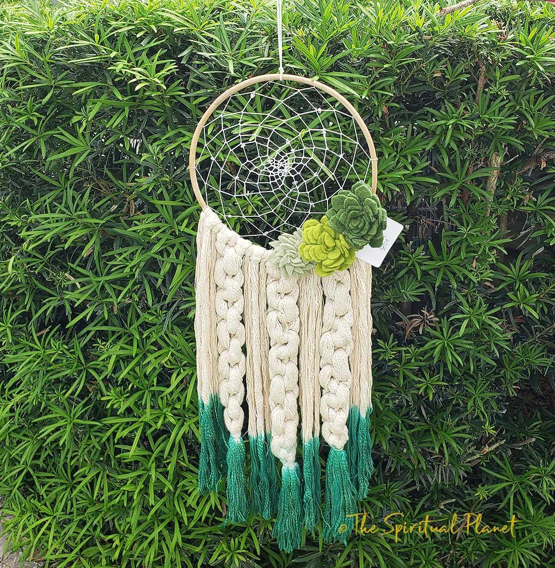 Desert Romance Dreamcatcher Succulent Dreamcatcher Dream Catcher Moon Dream Catcher Designs Macrame Large Dream Catcher Dreamcatcher