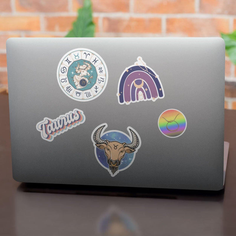 "Taurus" stickers, vinyl sticker, sticker sheets, large stickers, removable stickers,printed in usa