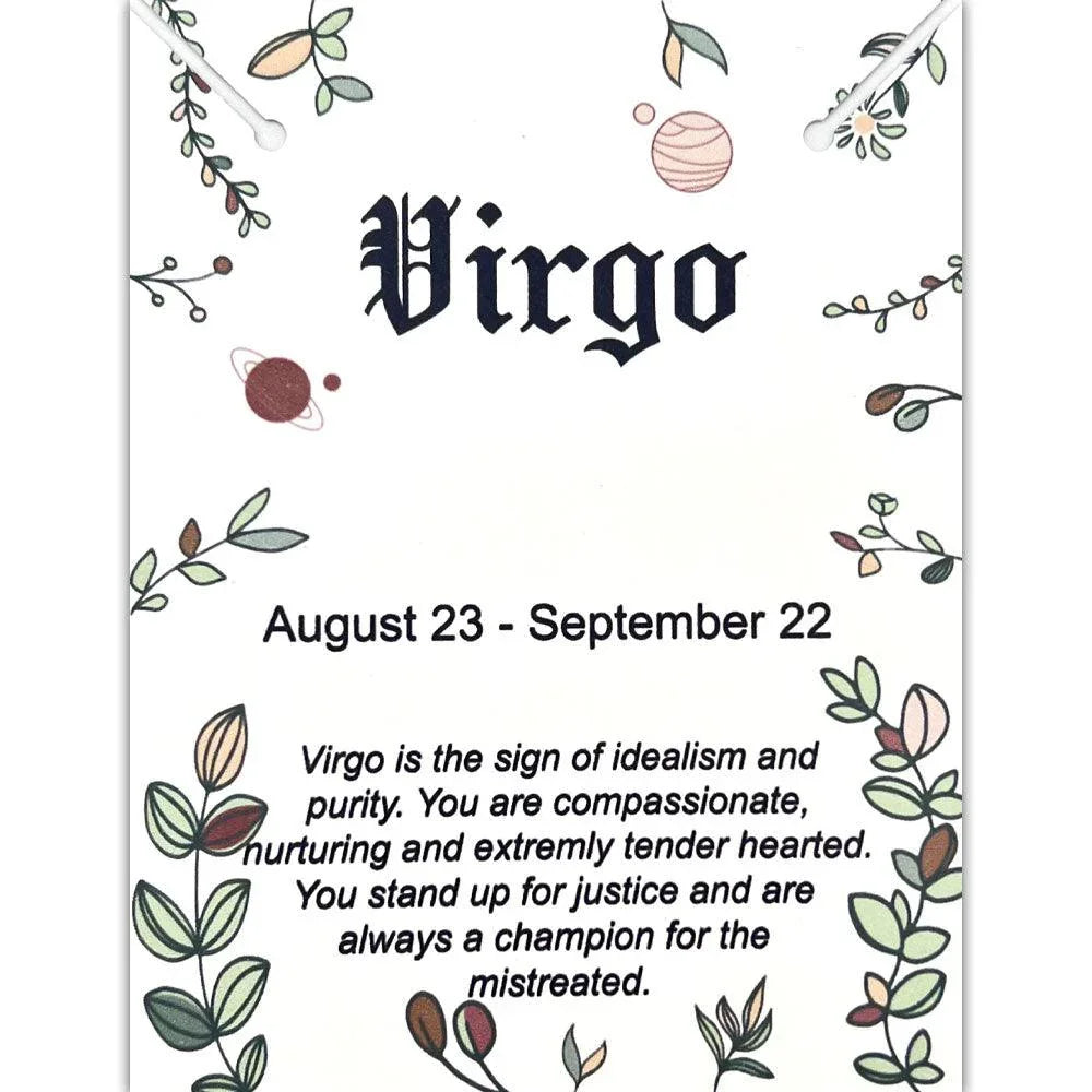 Virgo Script Necklace